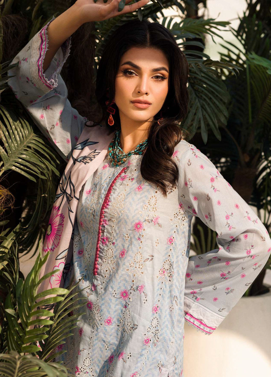 Umang By Motifz Digital Embroidered Collection 2024 4634 Aaraish