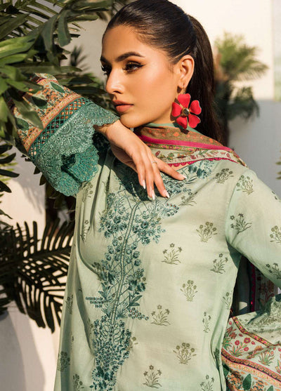 Umang By Motifz Digital Embroidered Collection 2024 4640 Floral Spring
