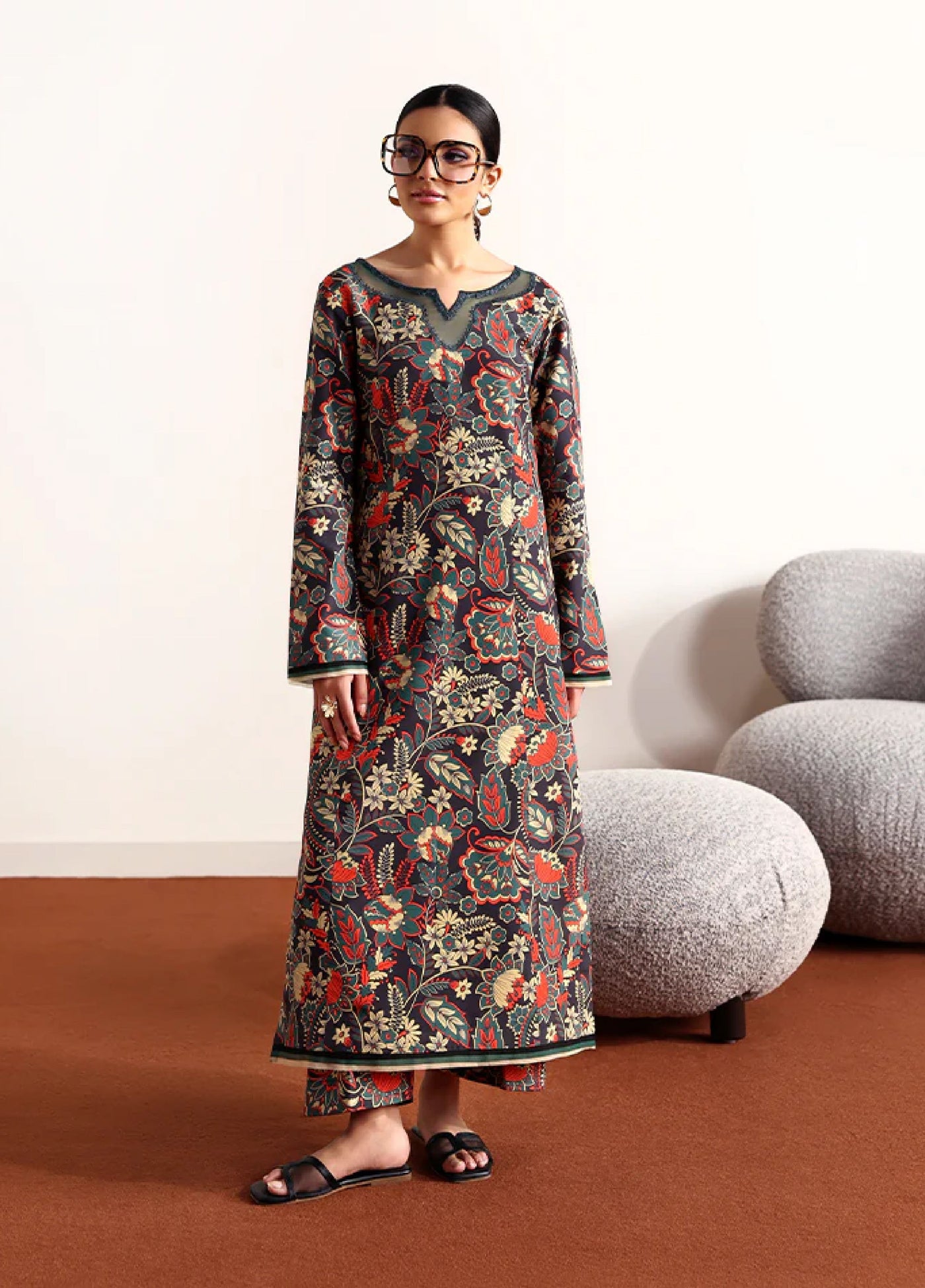 Basics by Gulaal Pret Embroidered Poly Lawn 2 Piece PL-14 Terrie - Summer Collection