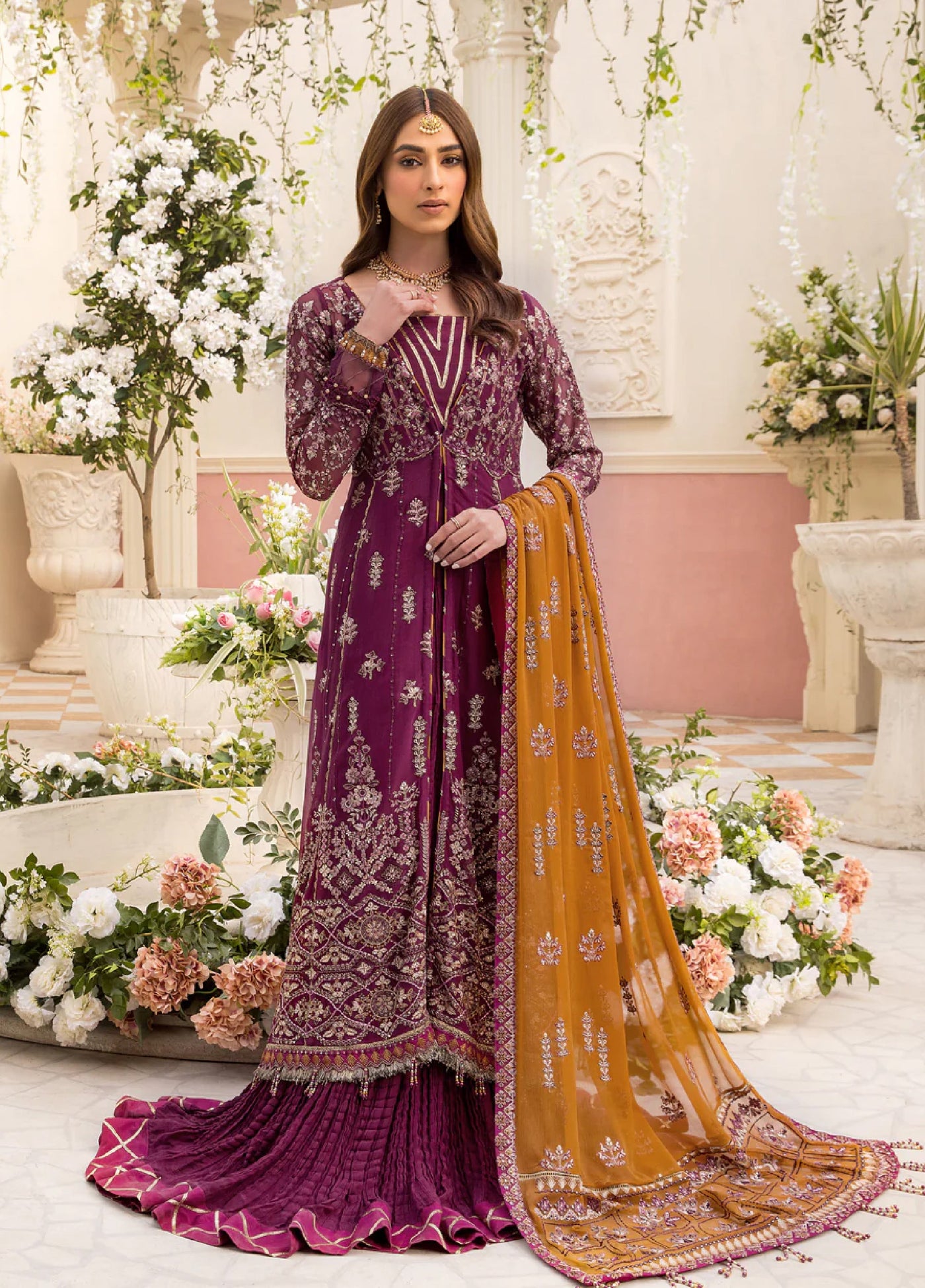 Xenia Formal Unstitched Luxury Chiffon Suits 3 Piece XE25FL Feeza - Formals Collection
