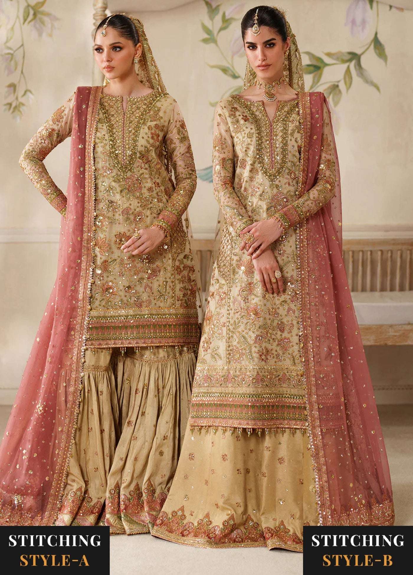 Chantelle by Baroque Unstitched Embroidered Organza 3 piece BQ25CF V14- D 02 - Formals Collection