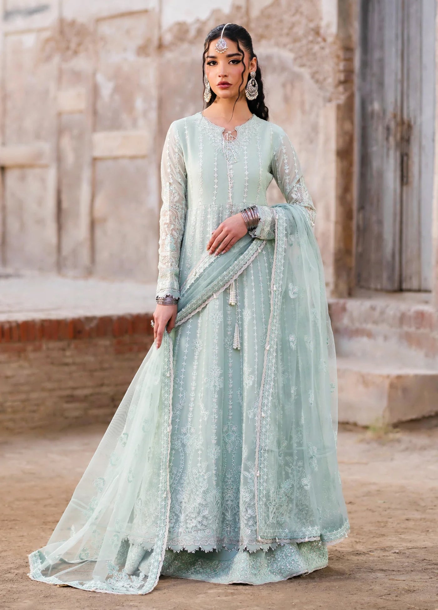 Xenia Formal Unstitched Luxury Chiffon Suits 3 Piece XE25FL Nousha - Formals Collection
