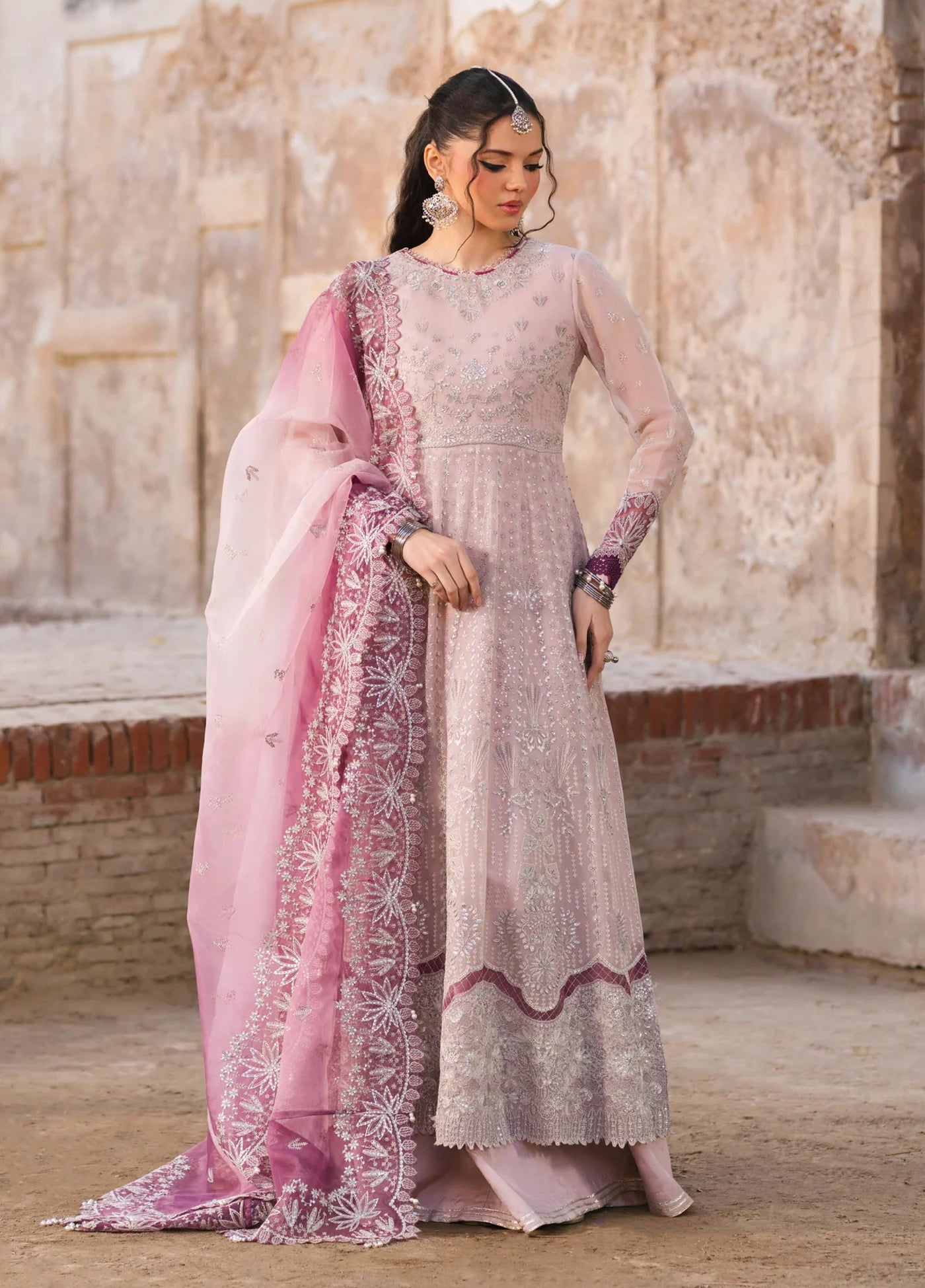 Xenia Formal Unstitched Luxury Chiffon Suits 3 Piece XE25FL Ayzal - Formals Collection