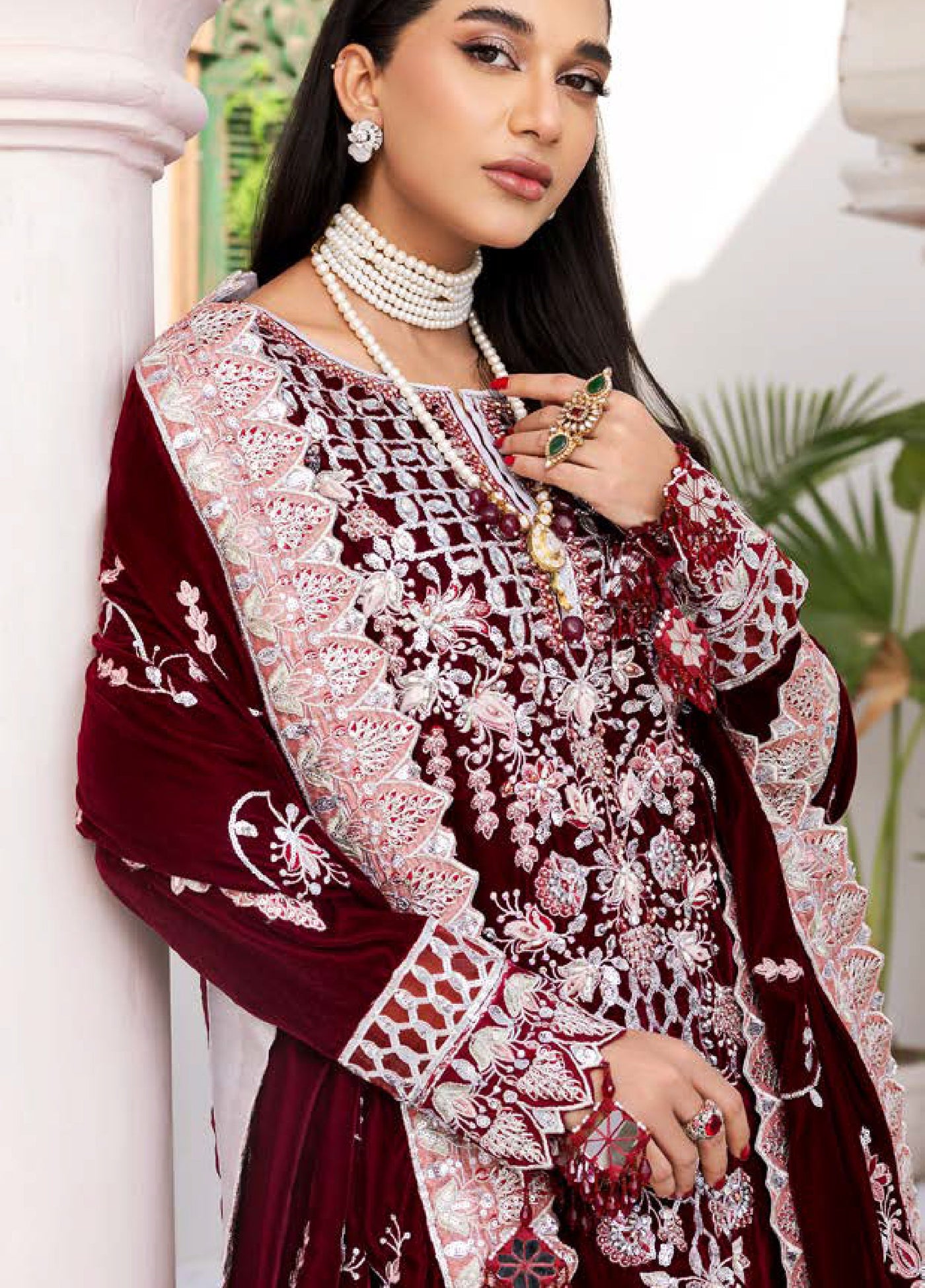 Andaz E Makhmal by Zebtan Unstitched Velvet ZB25 ZAM-06 - Festive Collection