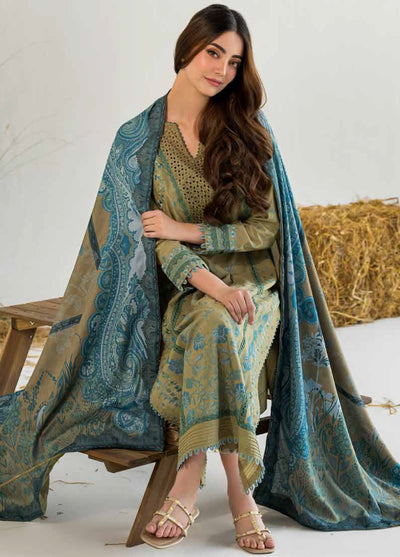 Sobia Nazir Winter Embroidered Khaddar Suits 3 Piece SN25WU D-06 B - Winter Collection