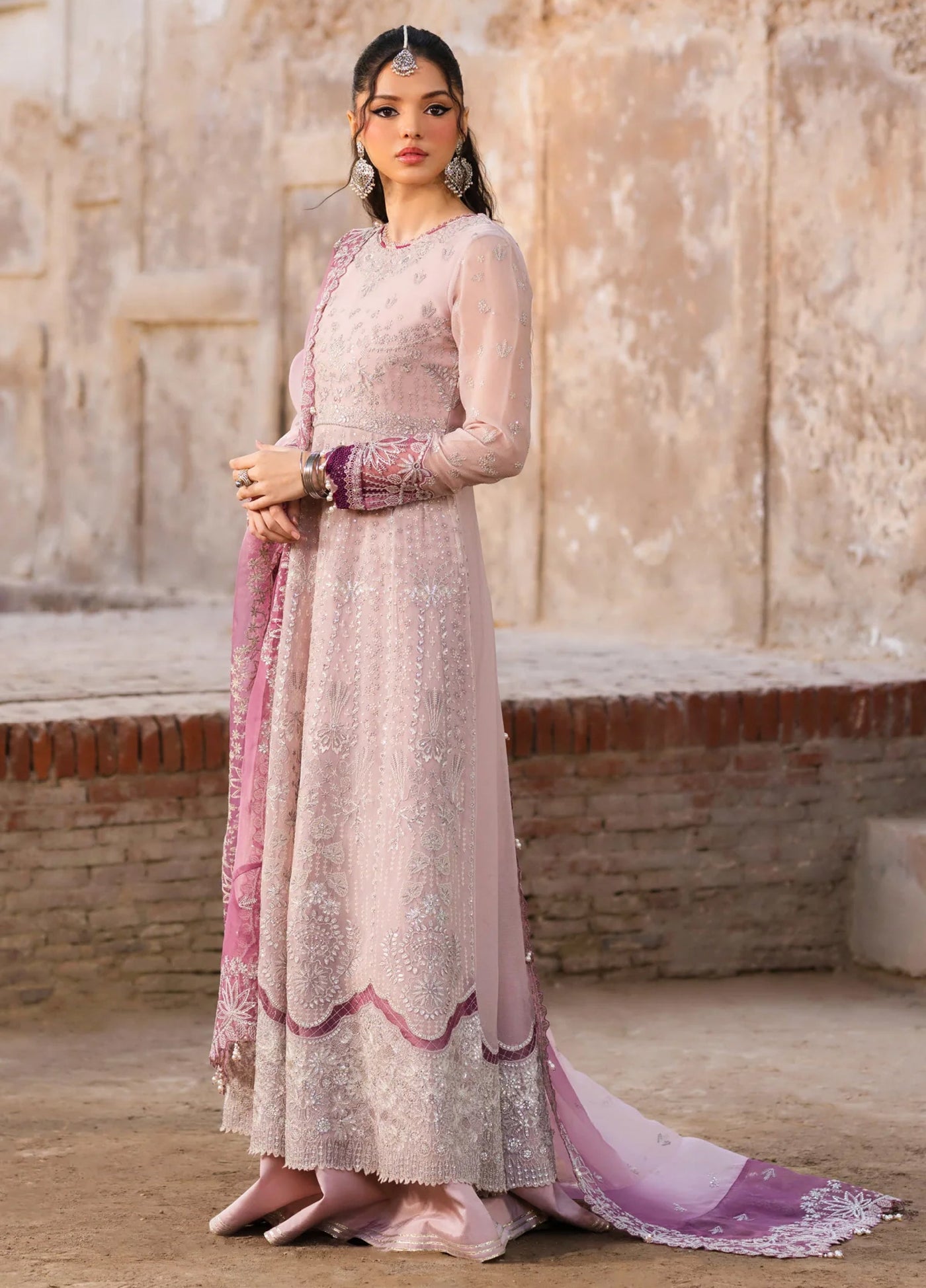 Xenia Formal Unstitched Luxury Chiffon Suits 3 Piece XE25FL Ayzal - Formals Collection