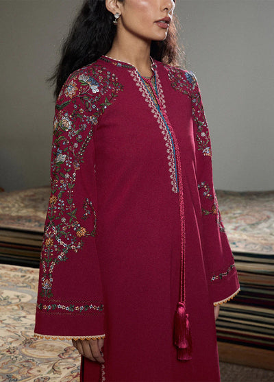 Jugnu by Hussain Rehar Unstitched Karandi Embroidered Suits 3 Piece HR25JW Hasti - Winter Collection