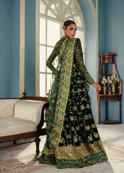 AIK Udaipur Velvet Unstitched Luxury Embroidered 3 Piece AIK25 D-02 - Formals Collection