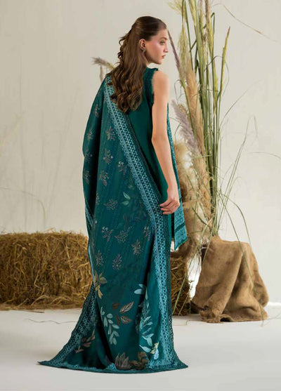 Sobia Nazir Winter Embroidered Khaddar Suits 3 Piece SN25WU D-04 A - Winter Collection