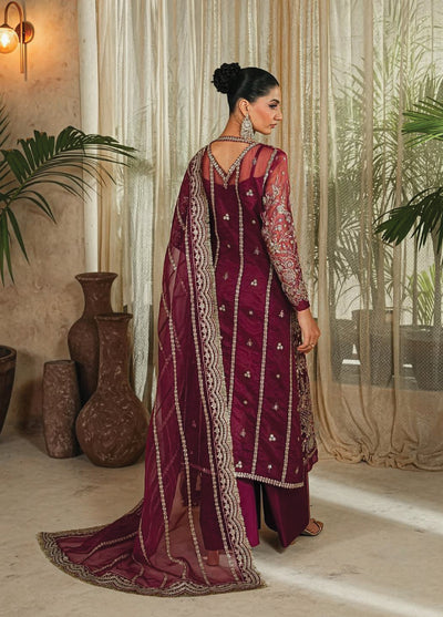 Azira by Gulaal Unstitched Luxury Embroidered Organza 3 piece GL25AF LFU-06 Amisra - Formals Collection