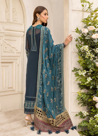 Xenia Formal Unstitched Luxury Chiffon Suits 3 Piece XE25FL Famiya - Formals Collection