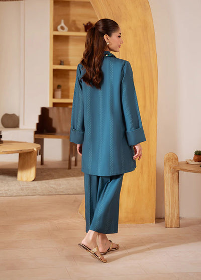 Basics by Gulaal Pret Embroidered Poly Lawn 2 Piece PL-25-S Ocean Drift - Summer Collection