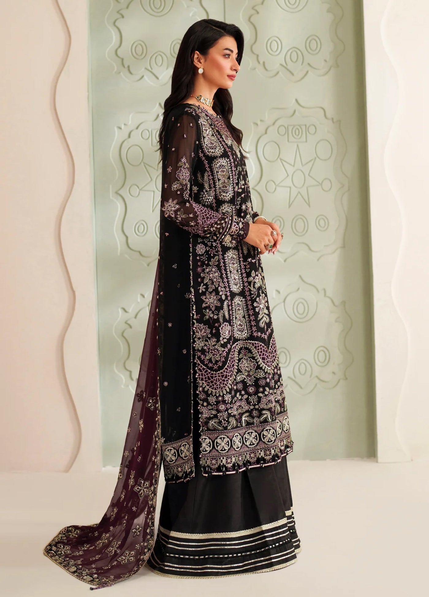 Xenia Formal Unstitched Luxury Chiffon Suits 3 Piece XE25FL Ayat - Formals Collection
