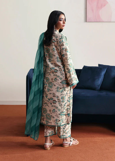 Basics by Gulaal Pret Embroidered Poly Lawn 2 Piece PL-08 Meadowe - Summer Collection