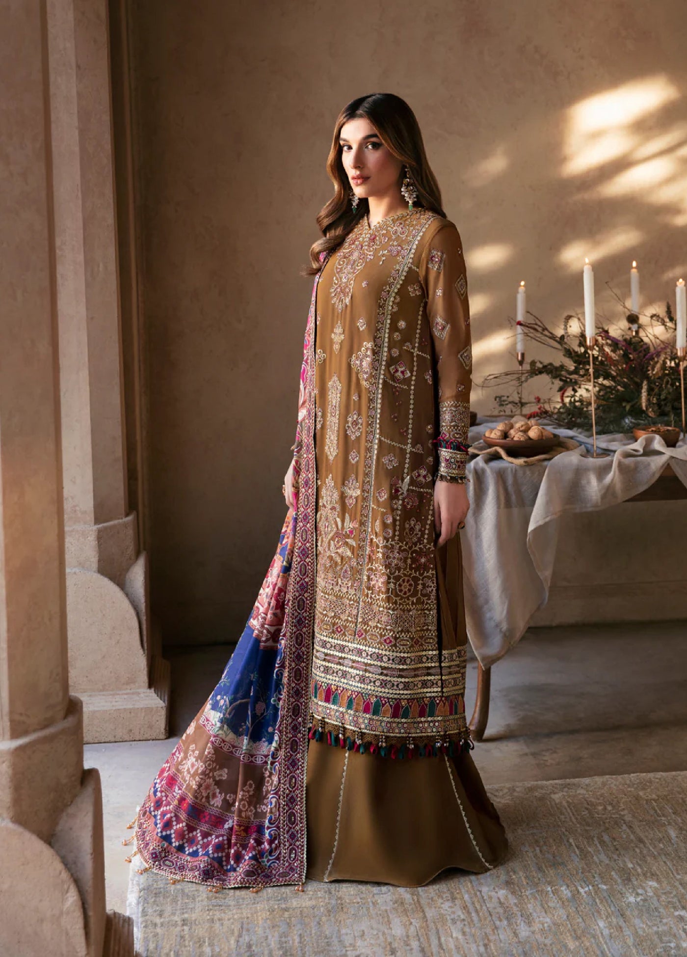 Xenia Formal Unstitched Luxury Chiffon Suits 3 Piece XE25FL Tuhi - Formals Collection