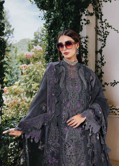 Luxe by Maria B Unstitched Embroidered Velvet 3 Piece MB25LW D5 - Winter Collection