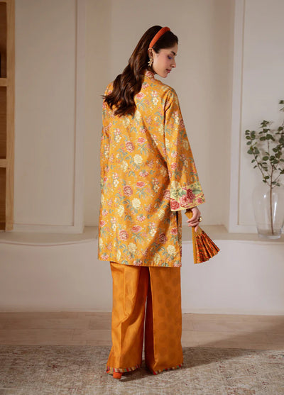 Basics by Gulaal Pret Embroidered Poly Lawn 2 Piece PL-21-S Marigold Veil - Summer Collection