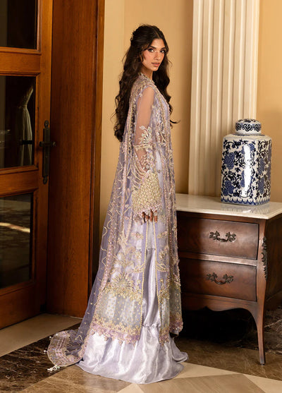 Darling by Mushq Unstitched Embroidered Net 4 Piece Suits MU25DW Simran - Wedding Collection