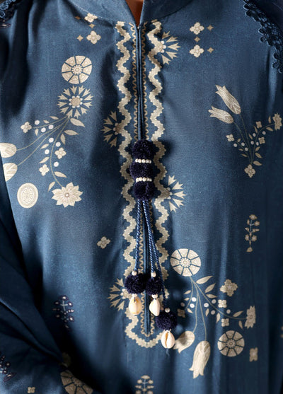 Cross Stitch Unstitched RTS Linen Embroidered Suits 3 Piece CS25LW D-05  Dreamy Dune - Winter Collection