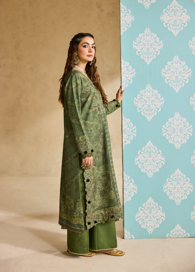 Zync by Florent One Nation Unstitched Khaddar Embroidered Suits 3 Piece FL25ON FL-8A - Casual Collection