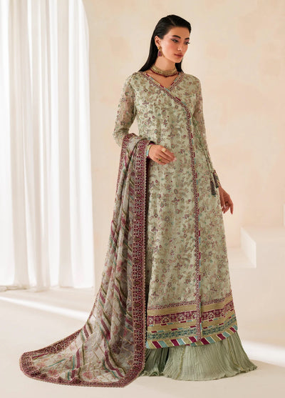 Xenia Formal Unstitched Luxury Chiffon Suits 3 Piece XE25FL Zaleh - Formals Collection