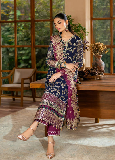 Xenia Formal Unstitched Luxury Chiffon Suits 3 Piece XE25FL Seraphina - Formals Collection