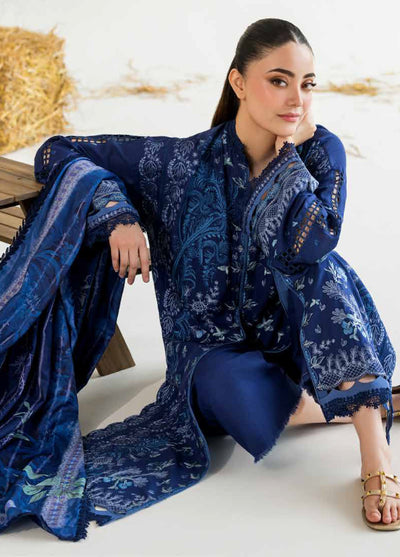 Sobia Nazir Winter Embroidered Khaddar Suits 3 Piece SN25WU D-07 A - Winter Collection