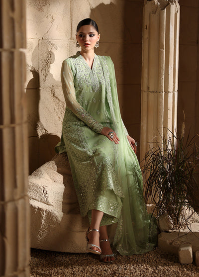 Luxe by Azure Unstitched Chiffon Embroidered Suits 3 Piece AZ25LF Elara - Festive Collection