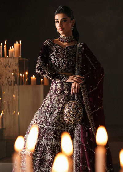 Marais by Gulaal Unstitched Velvet Embroidered 3 Piece Suits GL25VF GL-25-V10 Calira - Festive Collection