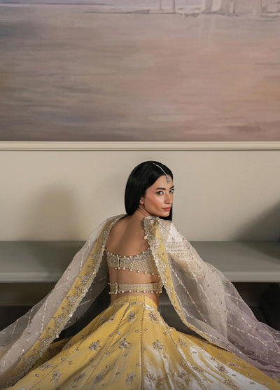 Solaris by Ayzel Unstitched Formals Silk Suits 3 Piece AAF25SW Soleya - Wedding Collection
