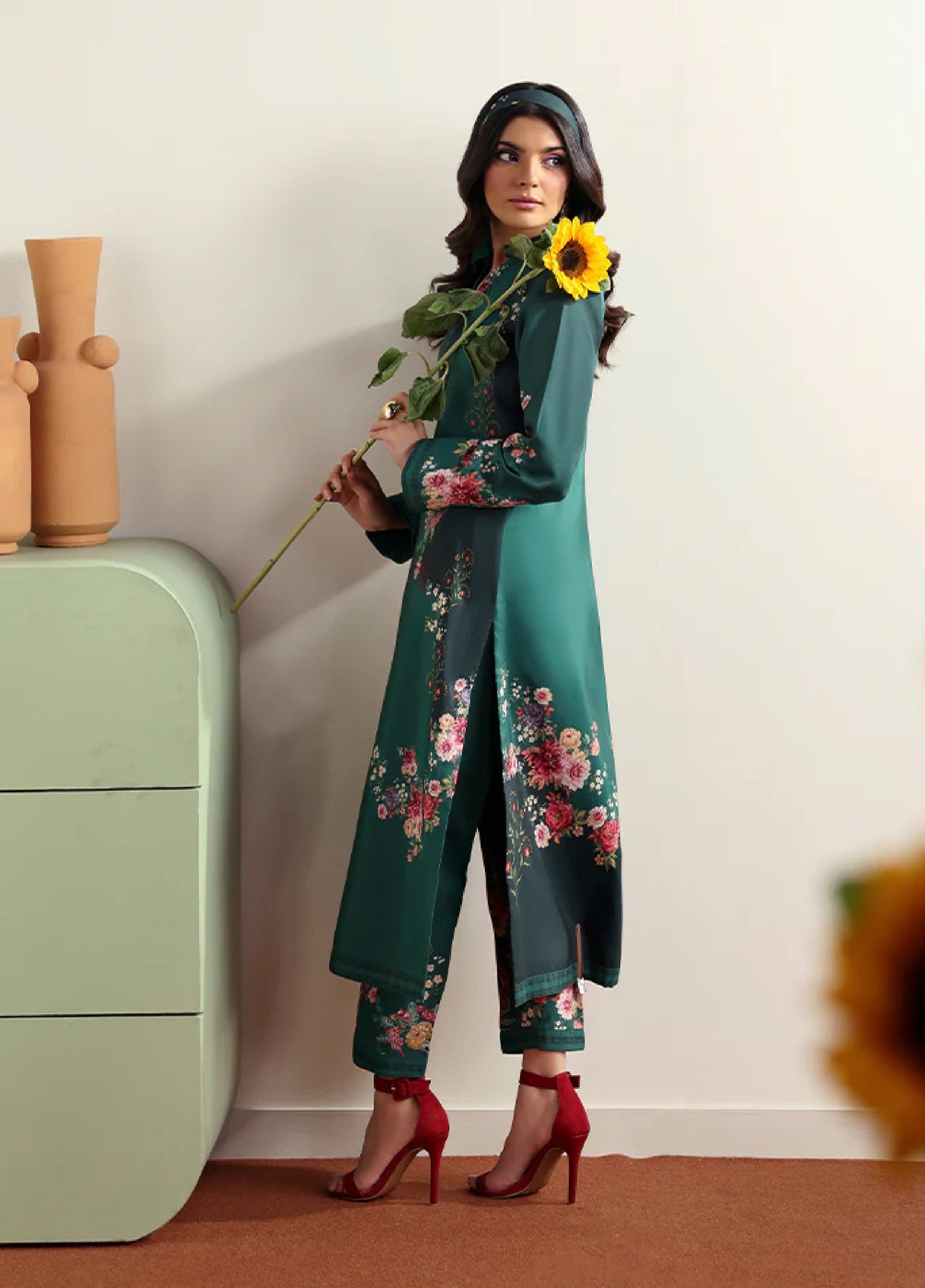 Basics by Gulaal Pret Embroidered Poly Lawn 2 Piece PL-10 Faye - Summer Collection