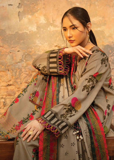 C Prints by Charizma Unstitched Linen Printed Suits 3 Piece CRZ25PL CPW5-27 - Winter Collection