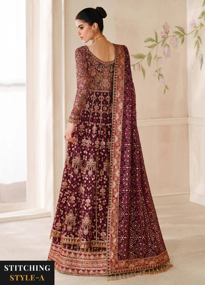 Chantelle by Baroque Unstitched Embroidered Chiffon 3 piece BQ25CF V14- D 05 - Formals Collection