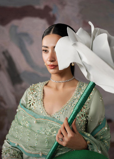 Solaris by Ayzel Unstitched Formals Silk Suits 3 Piece AAF25SW Glowen - Wedding Collection