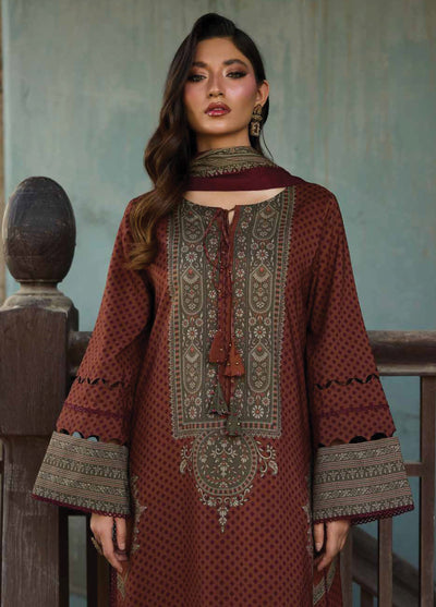 C Prints by Charizma Unstitched Linen Printed Suits 3 Piece CRZ25PL CPW5-25 - Winter Collection