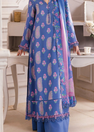 M Basics By Maria B Unstitched Digital Printed Linen 3 Piece MB25UW 1110-B - Winter Collection