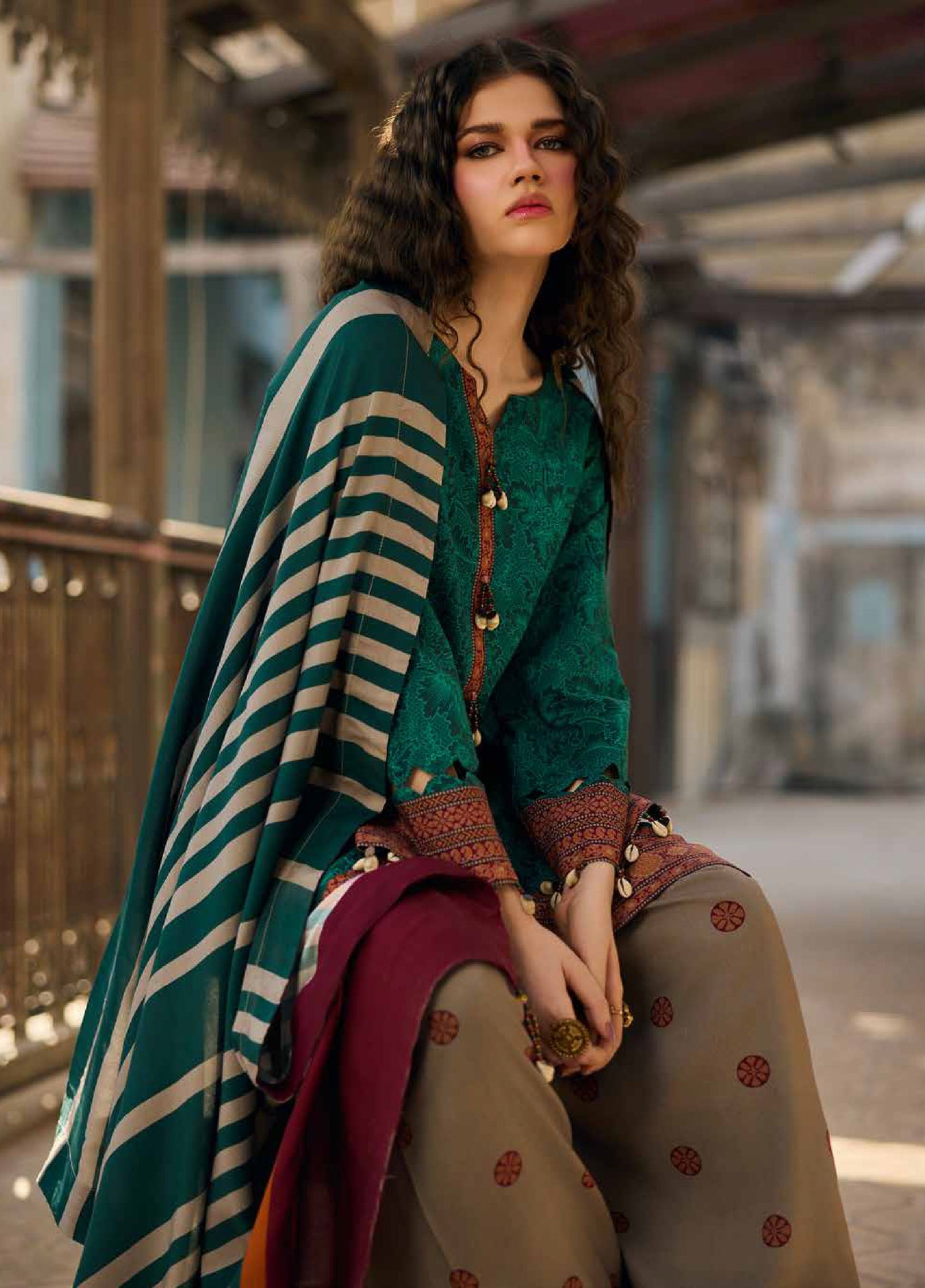 C Prints by Charizma Unstitched Linen Printed Suits 3 Piece CRZ25PL CPW5-20 - Winter Collection