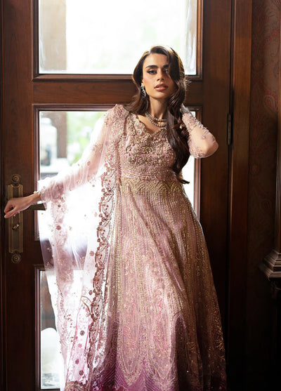 Darling by Mushq Unstitched Embroidered Net 4 Piece Suits MU25DW Geet - Wedding Collection
