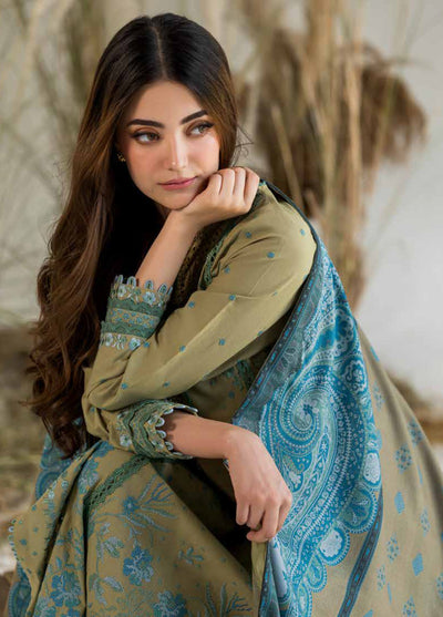 Sobia Nazir Winter Embroidered Khaddar Suits 3 Piece SN25WU D-06 B - Winter Collection
