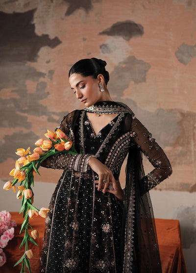 Solaris by Ayzel Unstitched Formals Organza Suits 3 Piece AAF25SW Dusklore - Wedding Collection