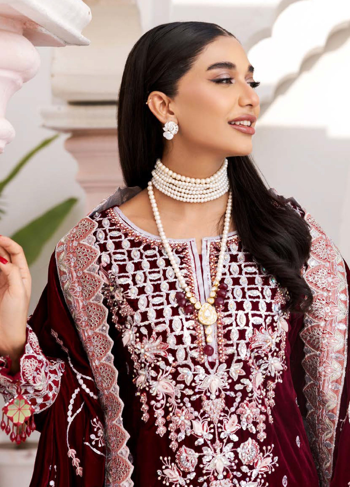 Andaz E Makhmal by Zebtan Unstitched Velvet ZB25 ZAM-06 - Festive Collection