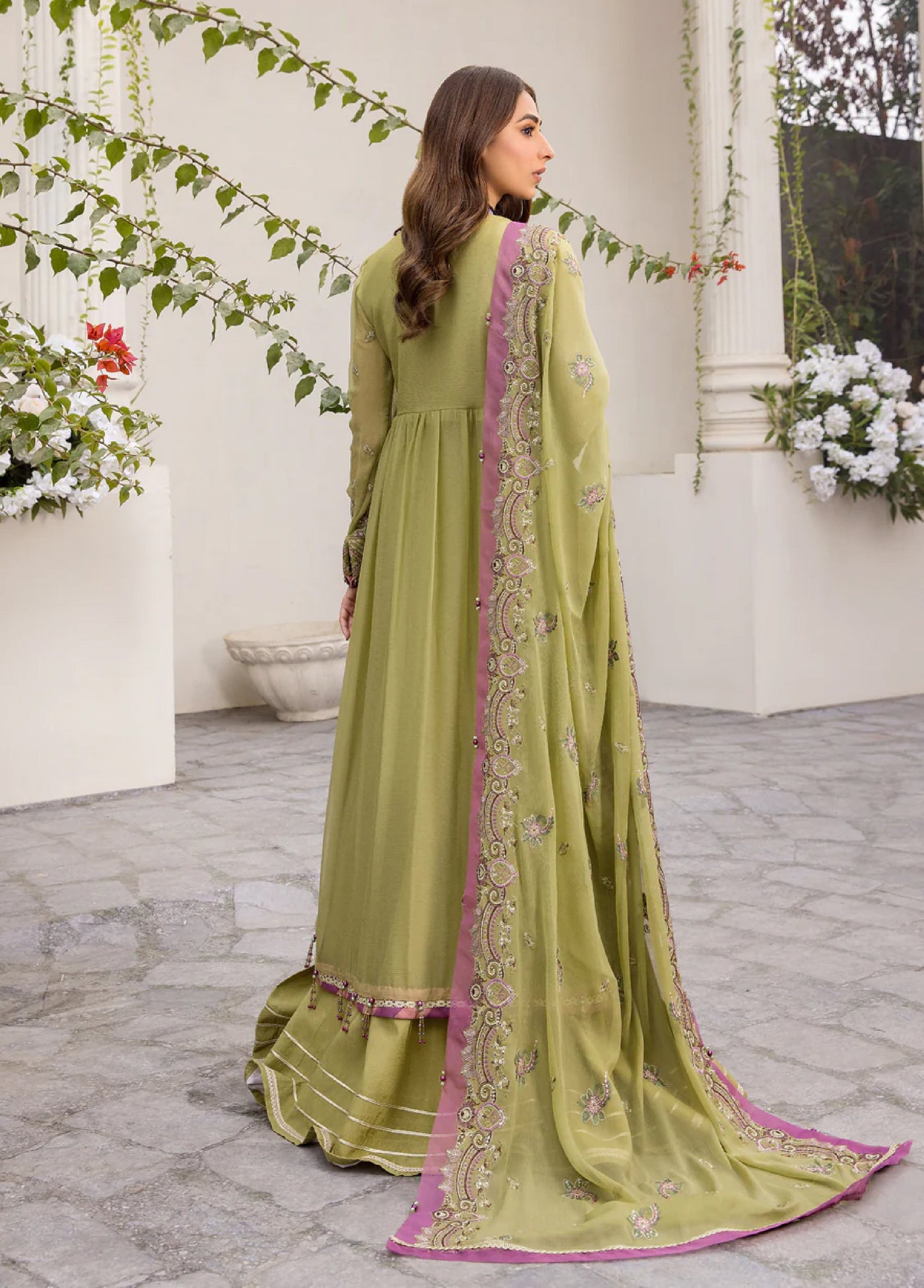Xenia Formal Unstitched Luxury Chiffon Suits 3 Piece XE25FL Fuseelah - Formals Collection