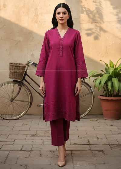Lakhany Women Ready To Wear Embroidered 2 Piece Cambric LG-IZ-0414-W-EMB-2P - Winter Collection