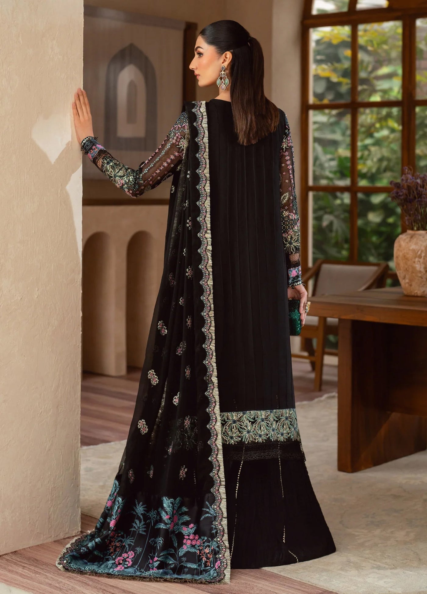 Xenia Formal Unstitched Luxury Chiffon Suits 3 Piece XE25FL Antiha - Formals Collection