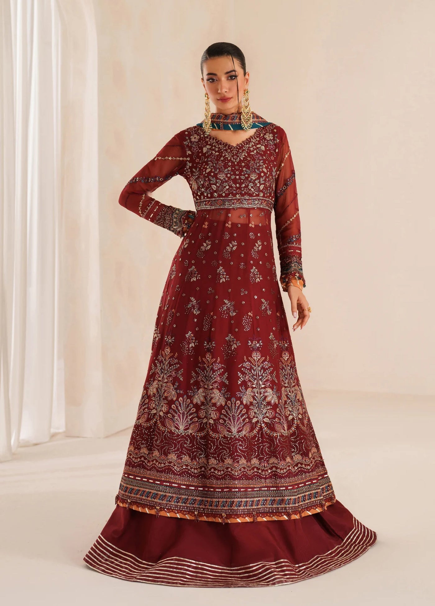 Xenia Formal Unstitched Luxury Chiffon Suits 3 Piece XE25FL Fariyn - Formals Collection