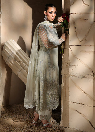 Luxe by Azure Unstitched Chiffon Embroidered Suits 3 Piece AZ25LF Elysian - Festive Collection