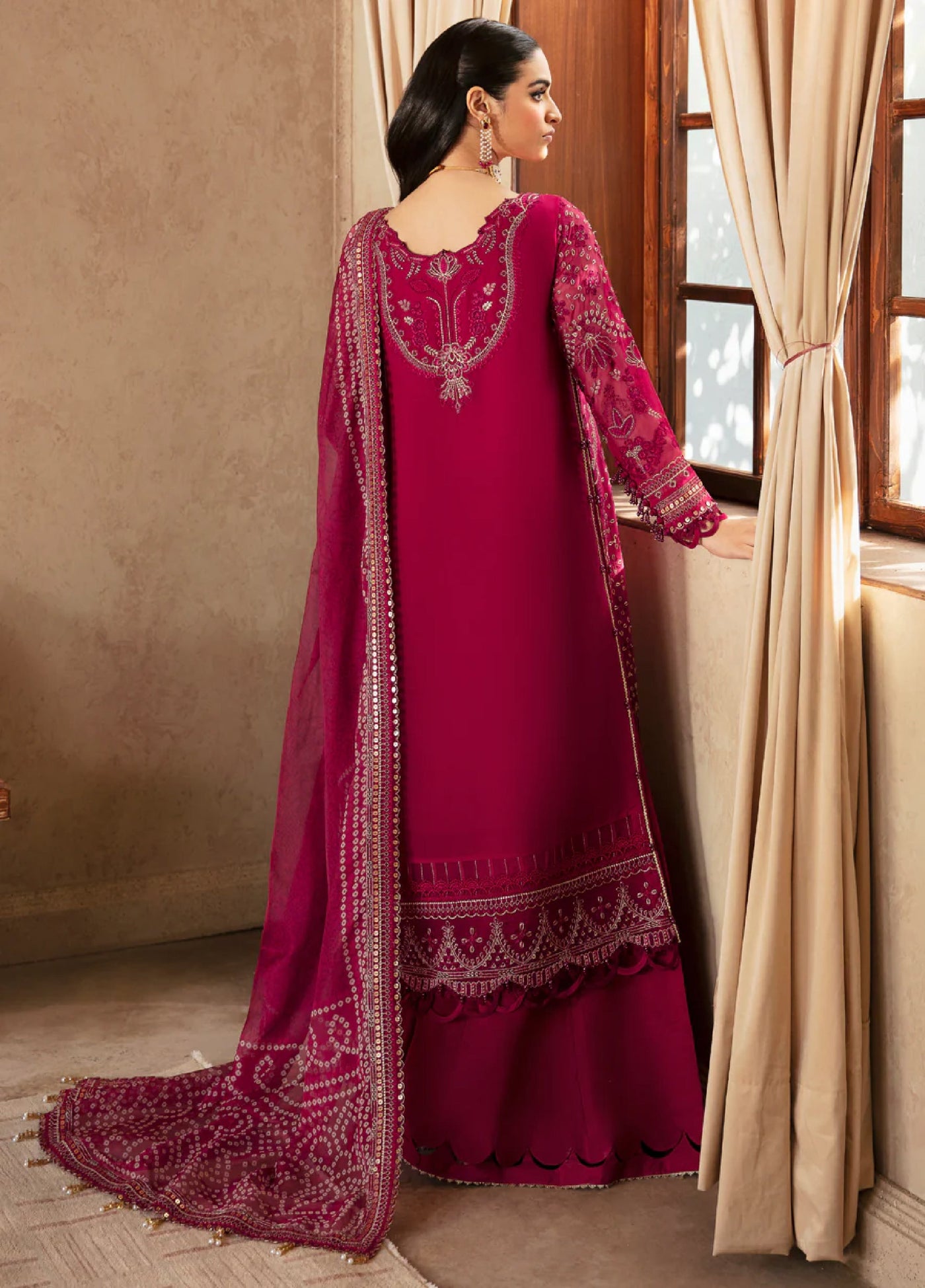 Xenia Formal Unstitched Luxury Chiffon Suits 3 Piece XE25FL Sarama - Formals Collection