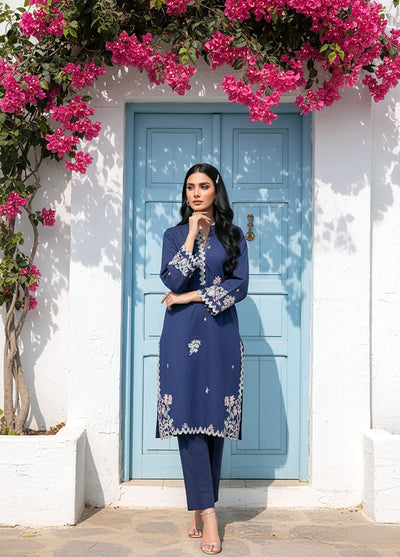 Lakhany Ready To Wear Embroidered Jacquard 1 Piece LG-IZ-0510-W-EMB-1P - Winter Collection