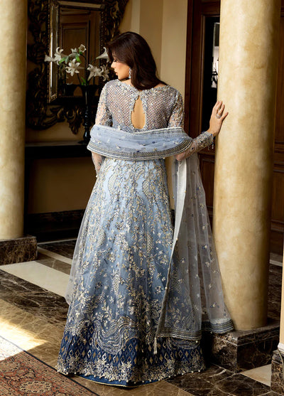 Darling by Mushq Unstitched Embroidered Net 4 Piece Suits MU25DW Kiara - Wedding Collection