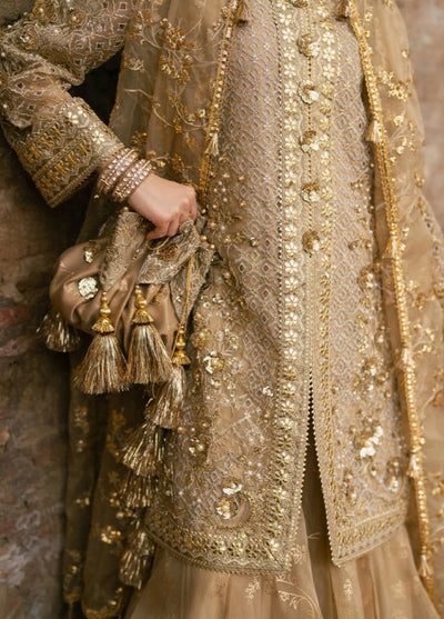 Zarlish Makhfi by Mohsin Naveed Ranjha Unstitched Embroidered Organza Suits 3 Piece MNR25ZM Roshni - Festive Collection